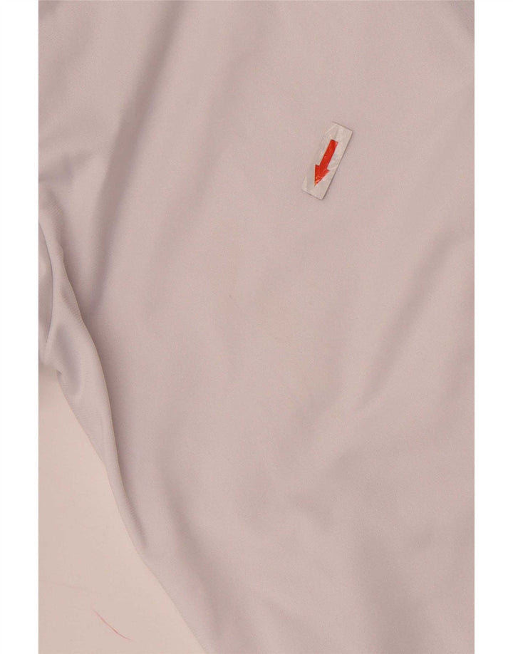 Kappa Womens Graphic Tracksuit Top Jacket UK 10 Small White Colourblock