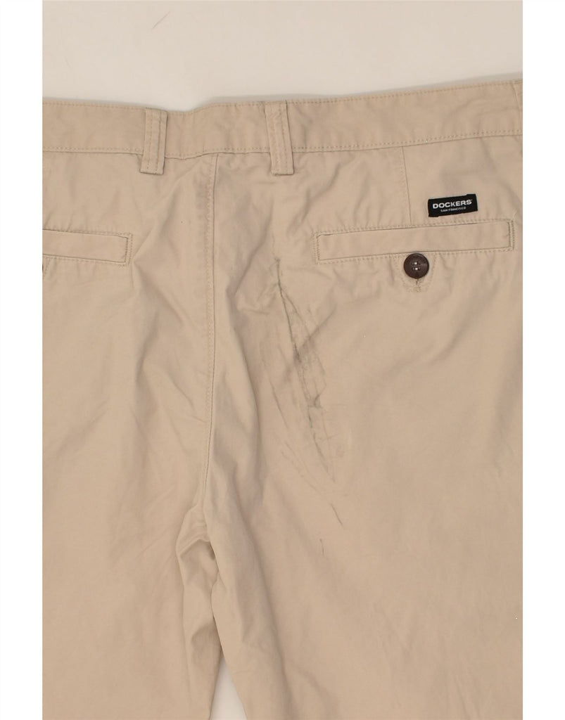 DOCKERS Mens Regular Fit Casual Trousers W36 L30  Beige Cotton | Vintage Dockers | Thrift | Second-Hand Dockers | Used Clothing | Messina Hembry 