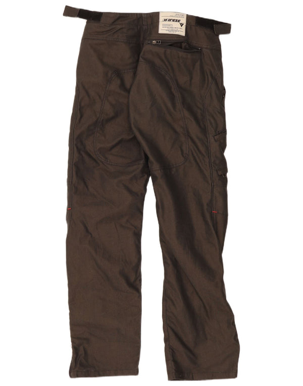 Dainese Mens Straight Moto Racer Cargo Trousers IT 48 Medium W36 L32  Khaki
