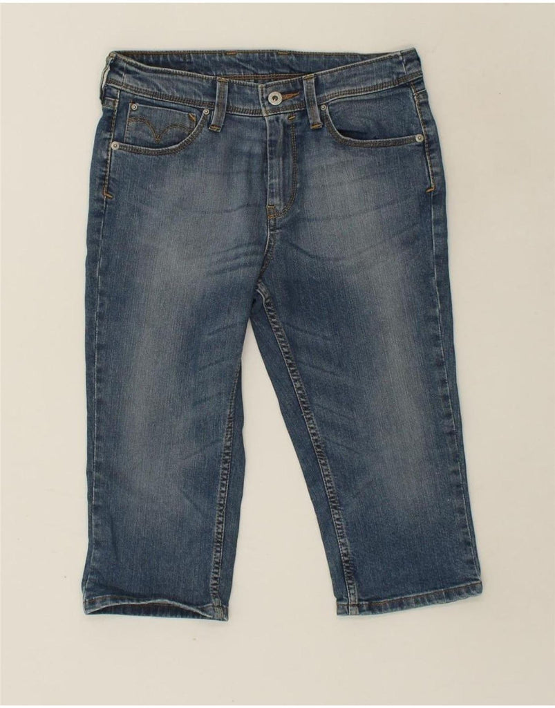 LEVI'S Womens Capri Jeans W28 L16  Blue Cotton | Vintage Levi's | Thrift | Second-Hand Levi's | Used Clothing | Messina Hembry 
