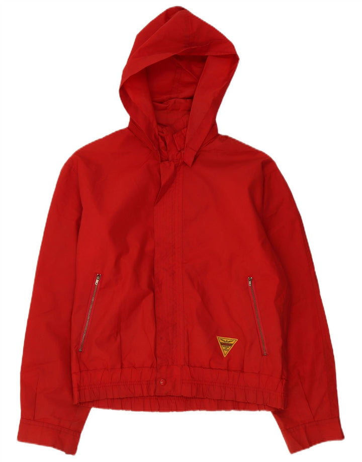 CARRERA Mens Hooded Bomber Jacket UK 36 Small Red