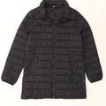 ZARA Womens Padded Coat UK 16 Large Black Vintage Zara and Second-Hand Zara from Messina Hembry 