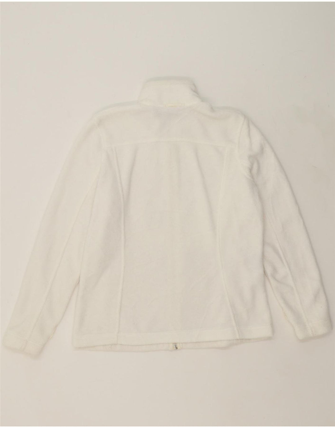 EDDIE BAUER Womens Polartec Tracksuit Top Jacket UK 16 Large White Cotton Vintage Eddie Bauer and Second-Hand Eddie Bauer from Messina Hembry 