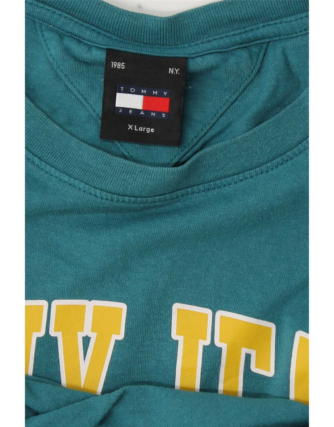 Tommy Hilfiger Mens Graphic T-Shirt Top XL Blue
