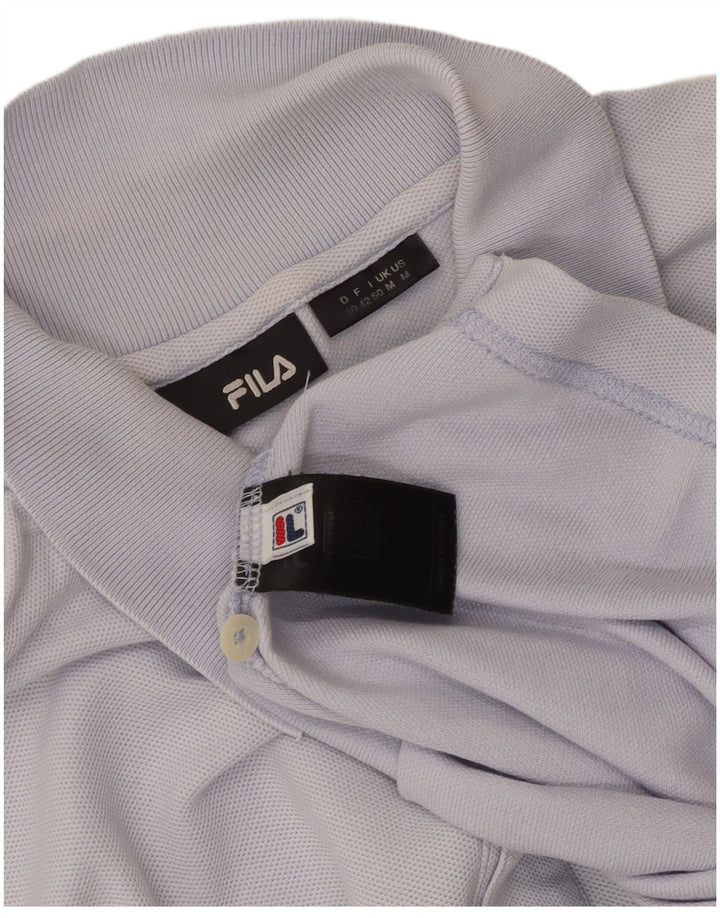 Fila Mens Polo Shirt Medium Blue Cotton