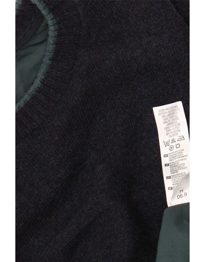 Marks & Spencer Mens St. Michael Crew Neck Jumper Sweater Medium Navy Blue