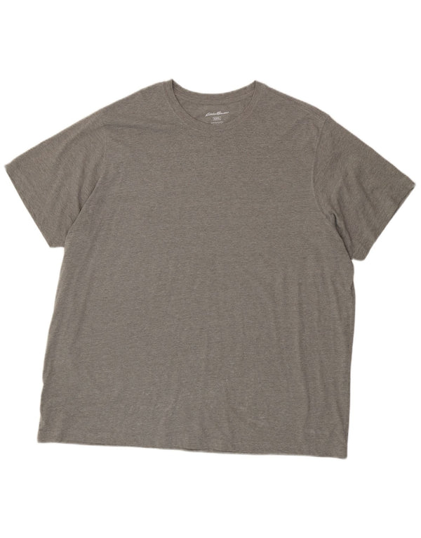 Eddie Bauer Mens T-Shirt Top 3XL Grey Cotton