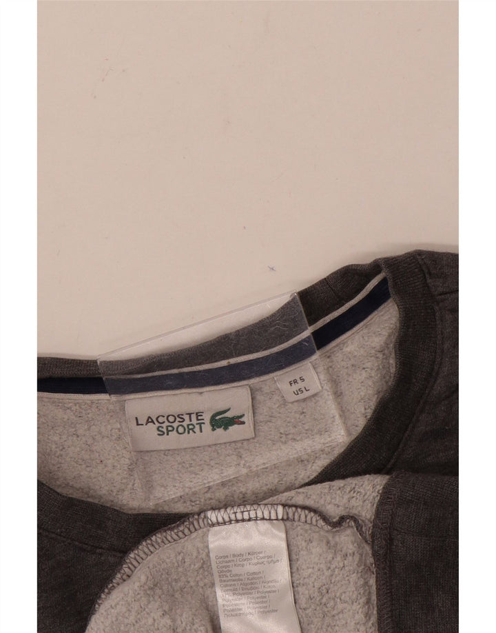 Lacoste Mens Sweatshirt Jumper Size 5 Large Grey Cotton