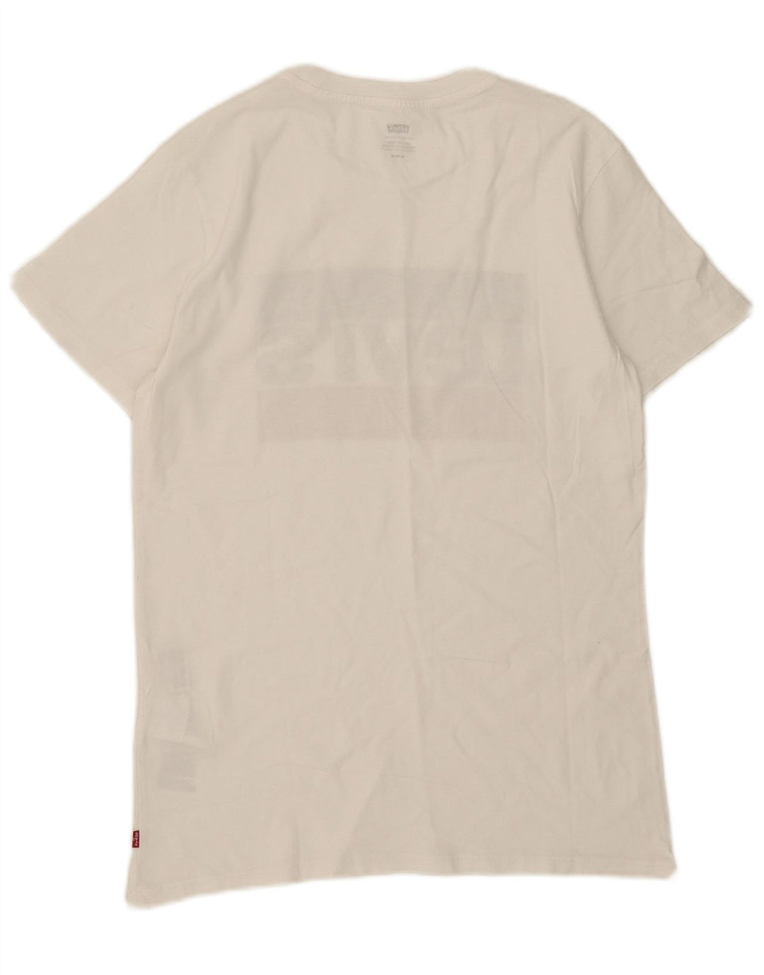 Levi's Mens Graphic T-Shirt Top Medium White Cotton