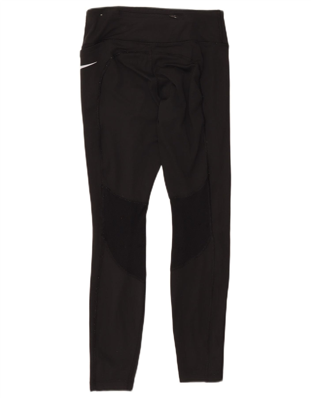 NIKE Womens Dri Fit Leggings UK 10 Small Black Polyester