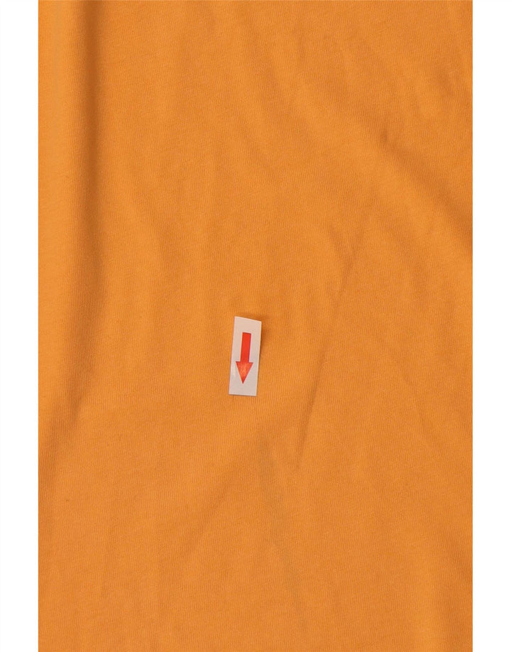 Adidas Mens T-Shirt Top Medium Orange