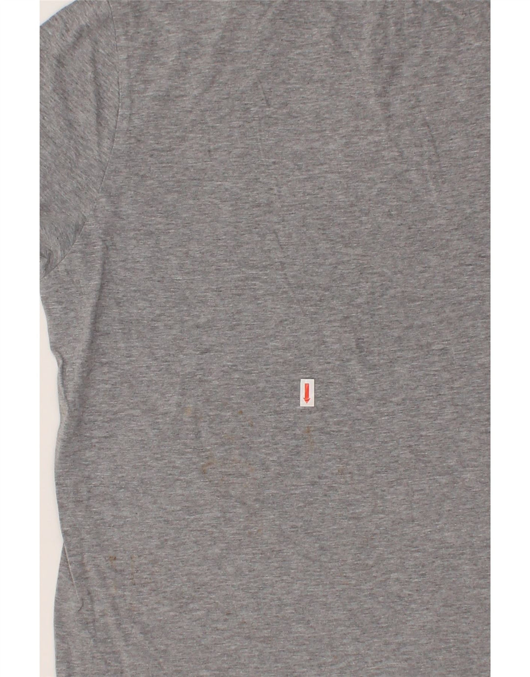 TOMMY HILFIGER Mens Graphic T-Shirt Top Medium Grey Cotton