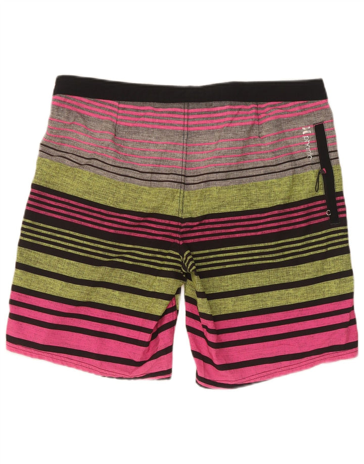 Hurley Mens Phantom Swimming Shorts Medium Multicoloured Striped