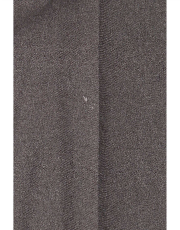 Farah Mens Straight Casual Trousers W36 L34 Grey