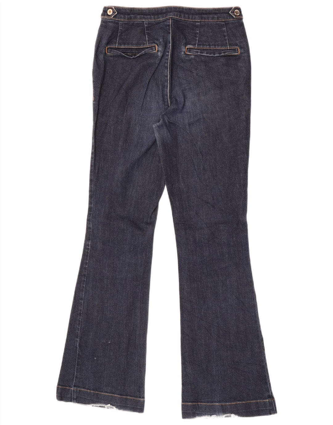 Massimo Dutti Womens Flared Jeans EU 36 XS W26 L30 Navy Blue
