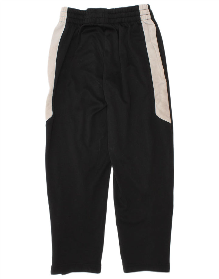 Nike Boys Tracksuit Trousers 6-7 Years Large Black Colourblock Polyester