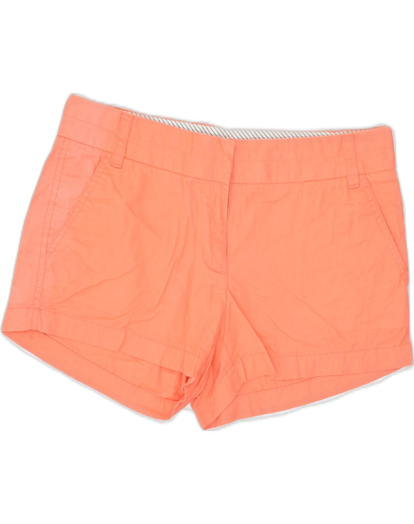 J. CREW Womens Broken In Chino Shorts US 2 XS W30 Orange Cotton | Vintage J. Crew | Thrift | Second-Hand J. Crew | Used Clothing | Messina Hembry 