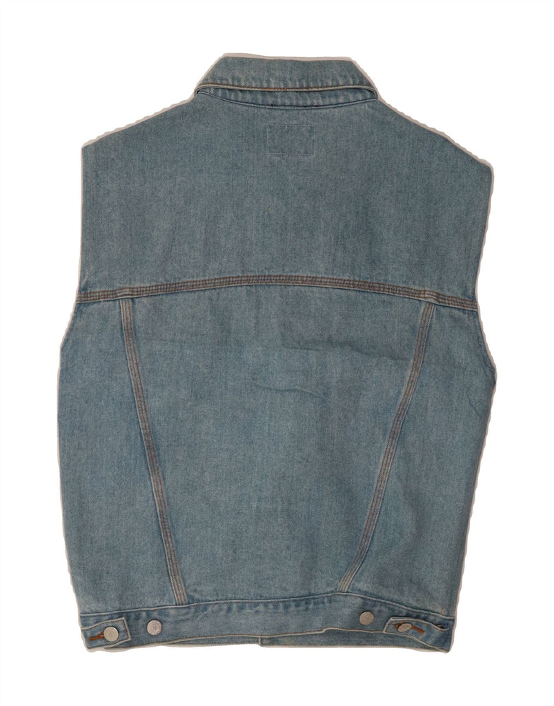 VINTAGE Mens Denim Gilet UK 36 Small Blue Vintage Vintage and Second-Hand Vintage from Messina Hembry 