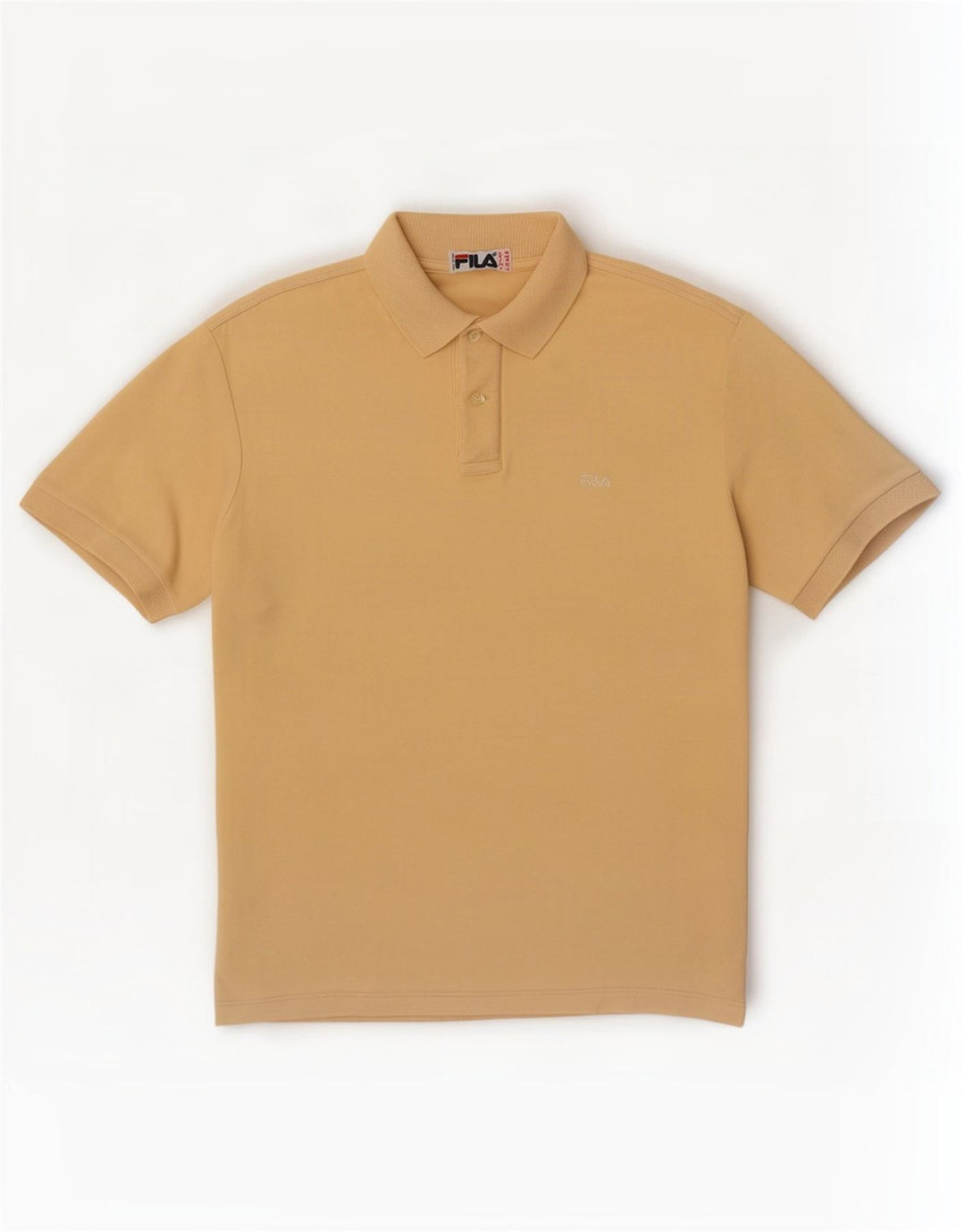 Fila Mens Polo Shirt IT 48 Small Beige