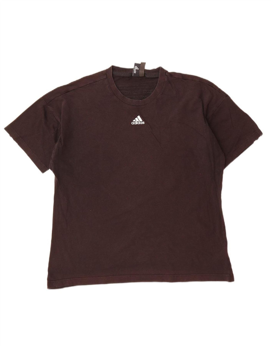 ADIDAS Mens Graphic T-Shirt Top Large Black Cotton