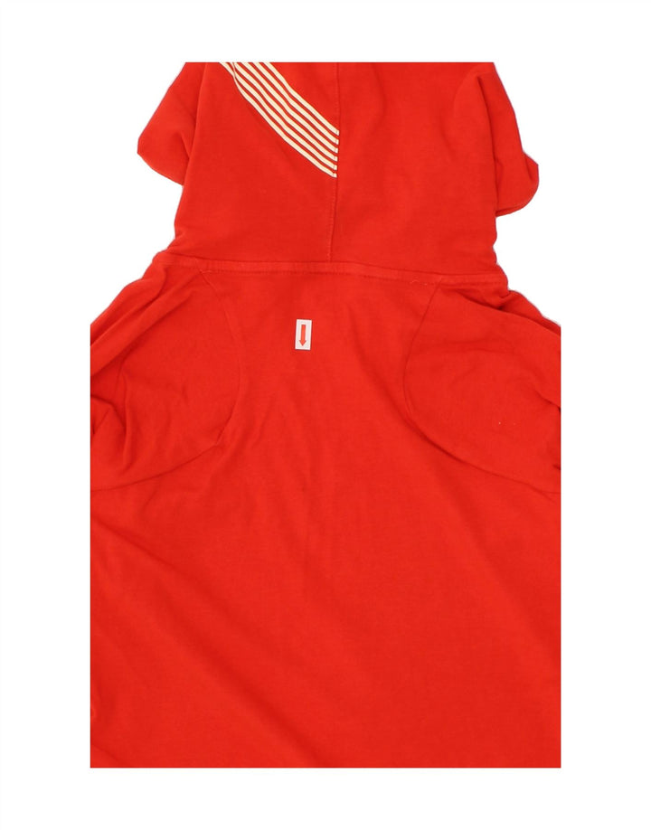 NIKE Womens Graphic Hoodie Jumper UK 8/10 Small Red Vintage Nike and Second-Hand Nike from Messina Hembry 