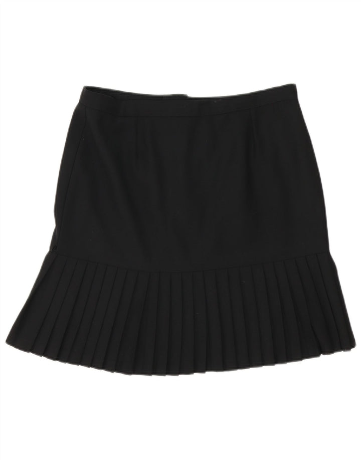 Vintage Womens Trumpet Skirt W32 Large Black