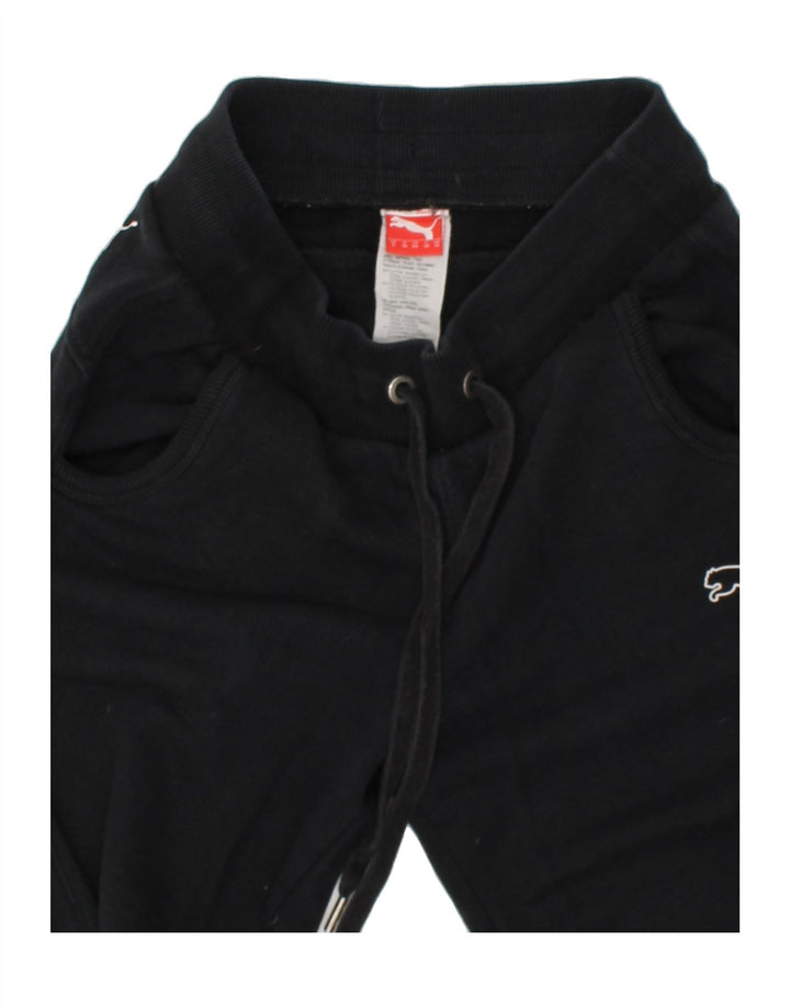 PUMA Womens Tracksuit Trousers UK 10 Small Black Cotton Vintage Puma and Second-Hand Puma from Messina Hembry 