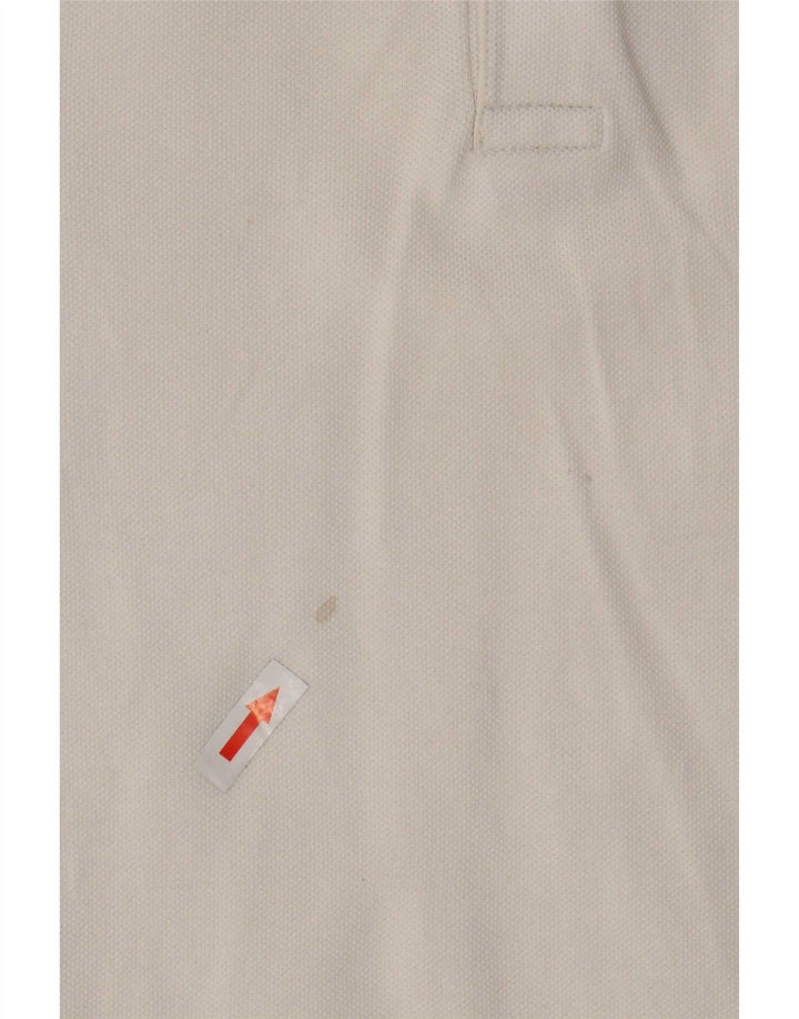 Fred Perry Mens Polo Shirt Medium White Cotton