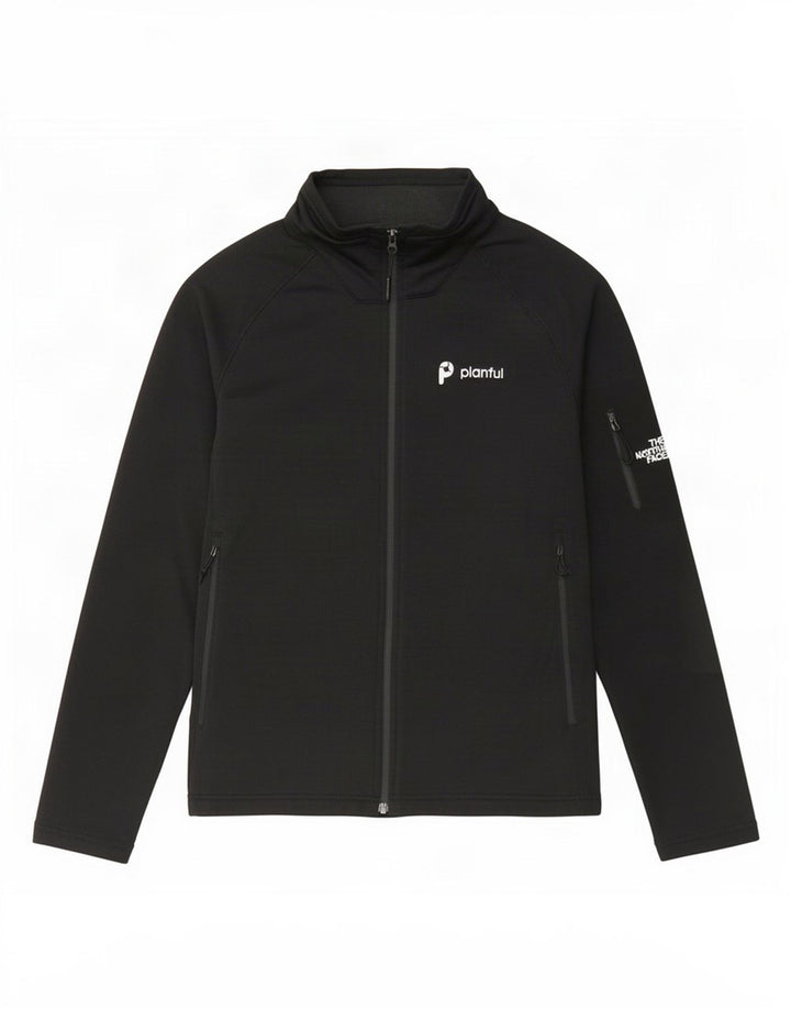 The North Face Mens Tracksuit Top Jacket Large Black Polyester