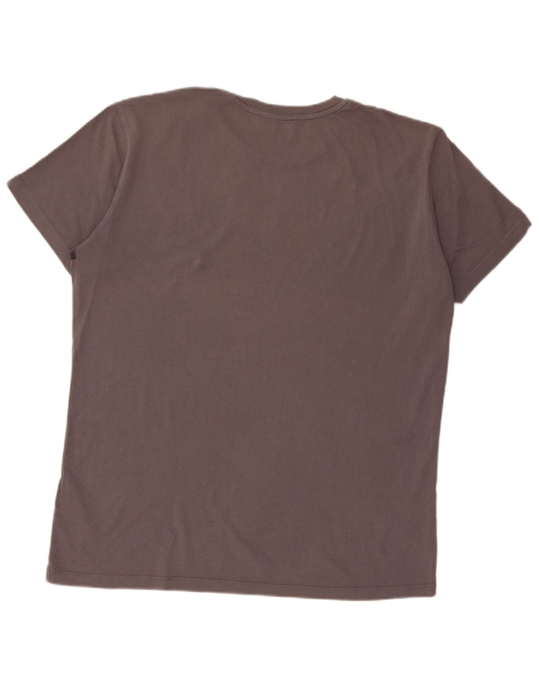 Trussardi Mens Graphic T-Shirt Top Large Grey Cotton