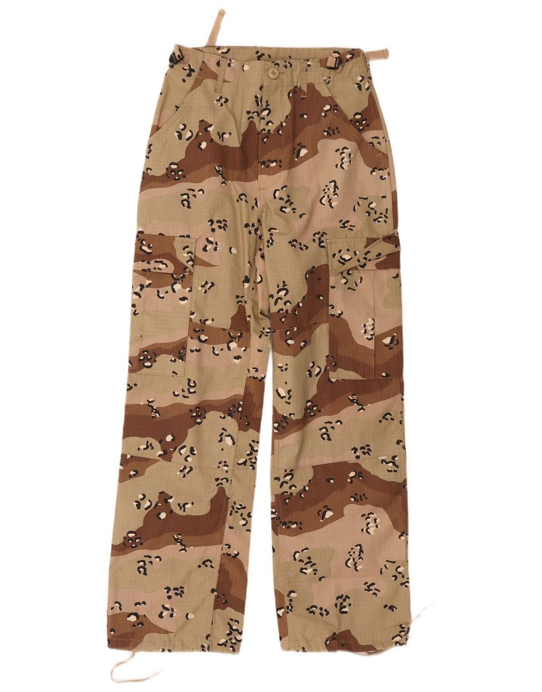 MFH Womens Regular Cargo Trousers XS W26 L28 Beige Camouflage Polyester