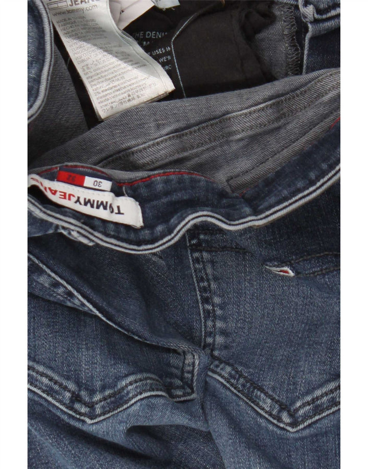 Tommy Hilfiger Womens Slim Jeans W30 L32 Blue Cotton