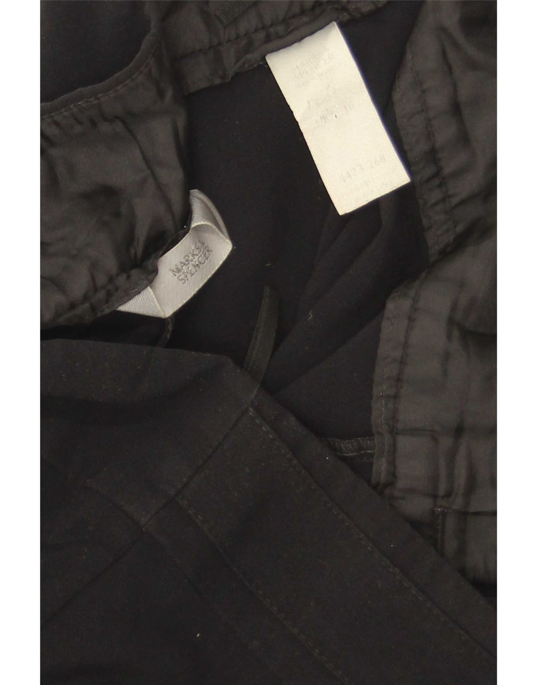 Marks & Spencer Womens Bootcut Suit Trousers UK 16 Large W34 L32 Black