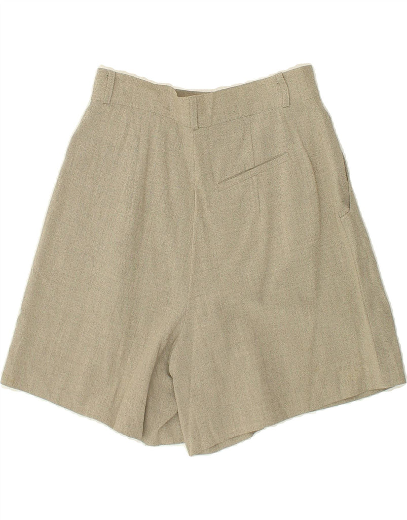 VINTAGE Womens Chino Shorts UK 12 Medium W28 Beige Polyamide Vintage Vintage and Second-Hand Vintage from Messina Hembry 