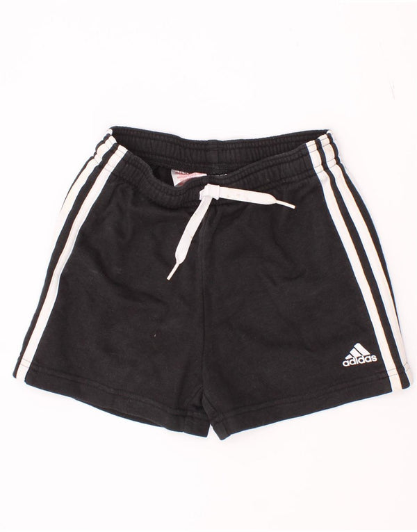 Adidas Girls Sport Shorts 9-10 Years Black Cotton