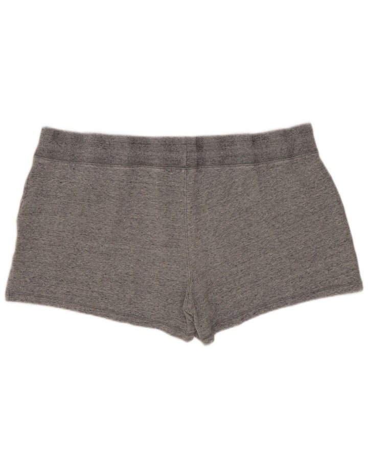 EDDIE BAUER Womens Sport Shorts UK 18 XL  Grey Flecked Cotton