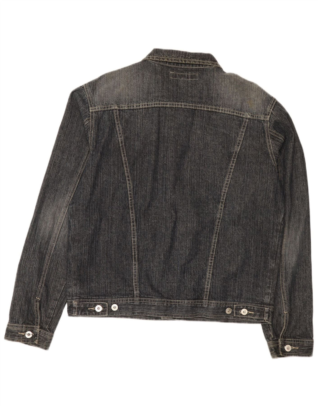Vintage Mens Denim Jacket UK 40 Large Blue Cotton