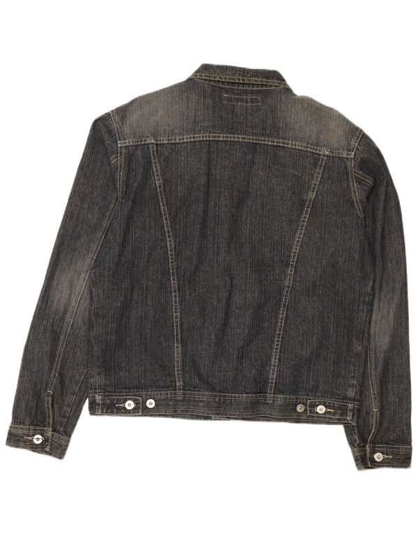 Vintage Mens Denim Jacket UK 40 Large Blue Cotton