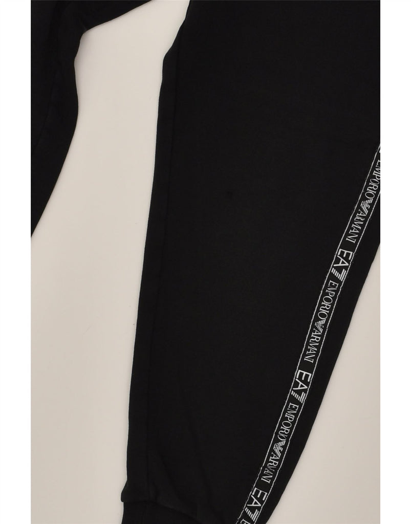 EMPORIO ARMANI Mens Tracksuit Trousers Joggers Small Black Cotton | Vintage Emporio Armani | Thrift | Second-Hand Emporio Armani | Used Clothing | Messina Hembry 