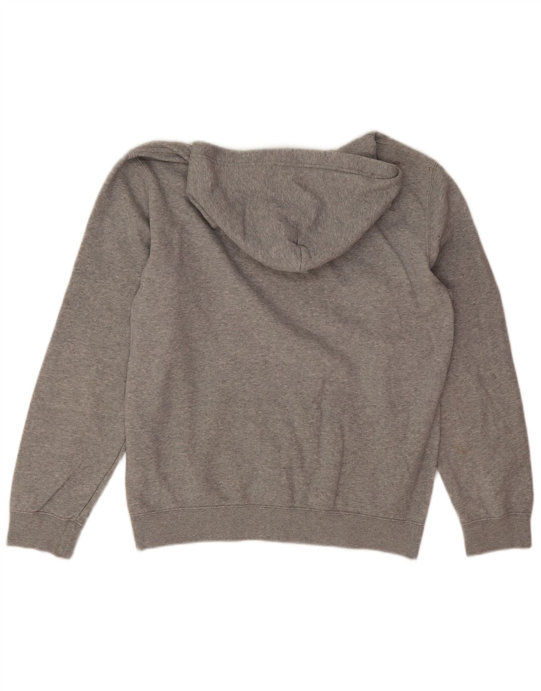 Champion Mens Graphic Hoodie Jumper Medium Grey Flecked Cotton
