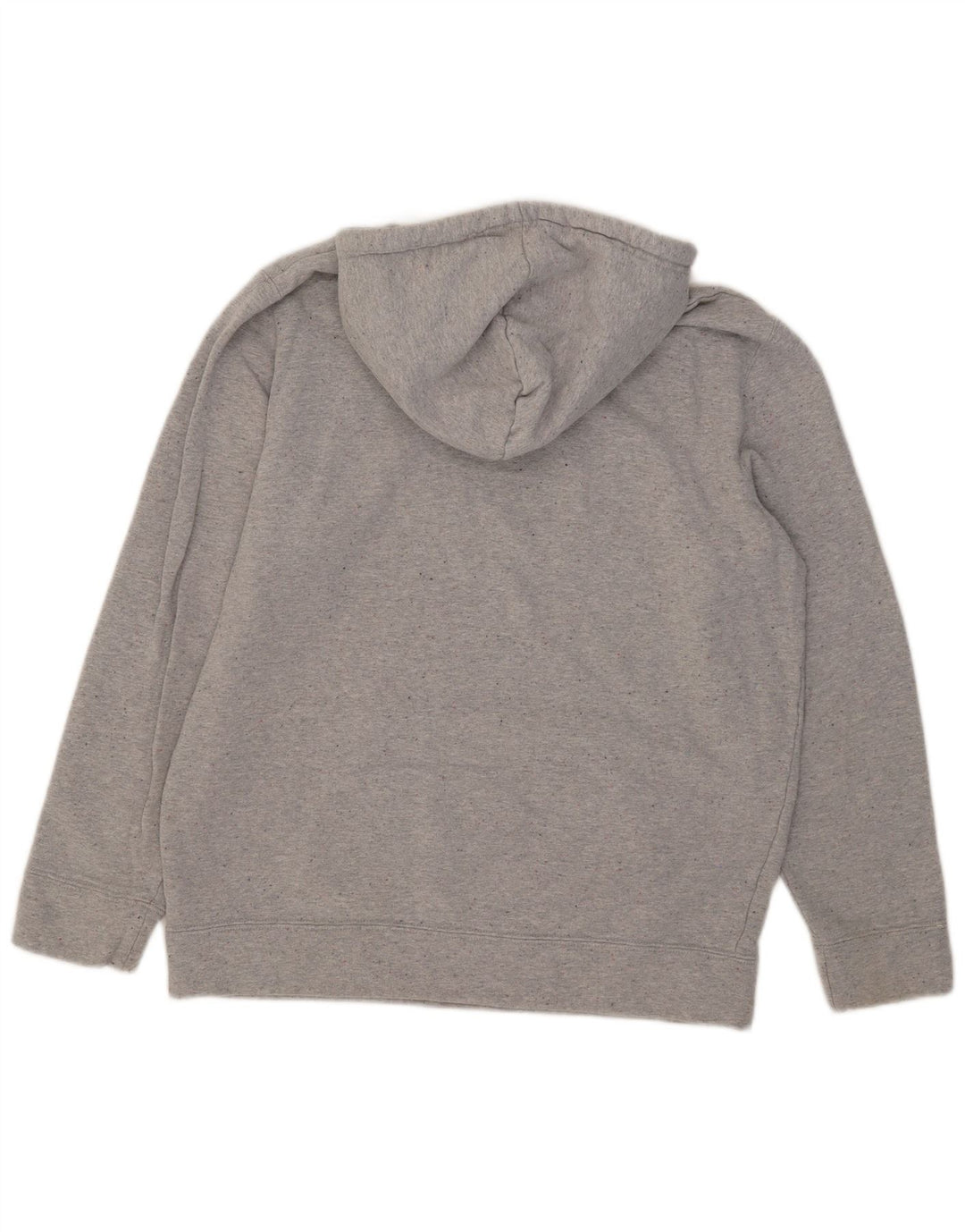 Puma Mens Hoodie Jumper Large Grey Flecked Cotton