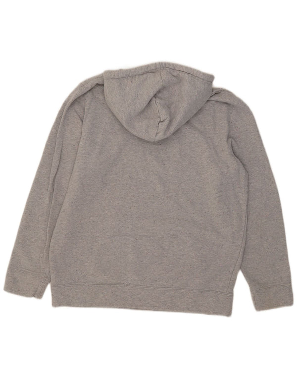 Puma Mens Hoodie Jumper Large Grey Flecked Cotton