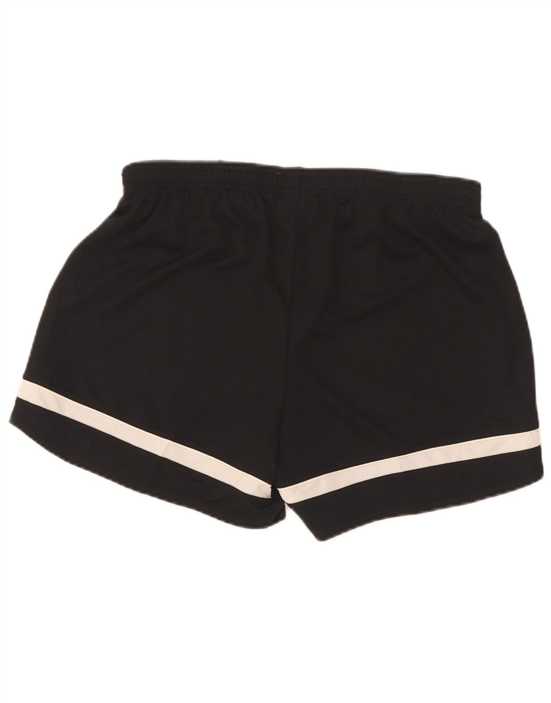 Nike Womens Dri Fit Sport Shorts UK 12 Medium Black Colourblock Polyester