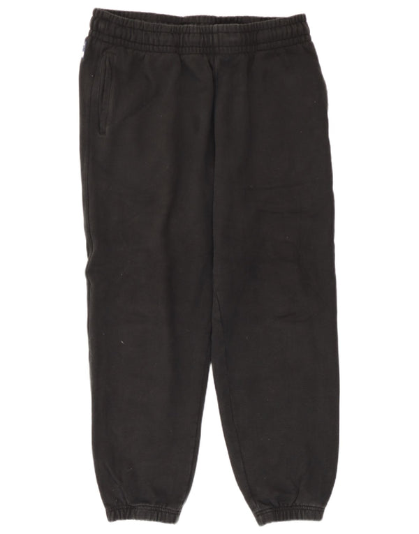 Superdry Womens Tracksuit Trousers Joggers UK 14 Large  Black Cotton