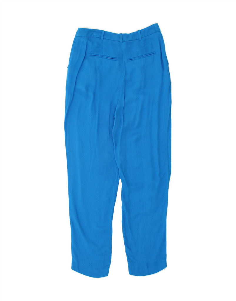 WHISTLES Womens High Waist Pegged Casual Trousers UK 10 Small W28 L28 Blue Vintage Whistles and Second-Hand Whistles from Messina Hembry 