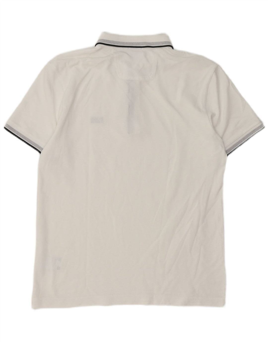 Hugo Boss Mens Regular Fit Polo Shirt Large White Cotton