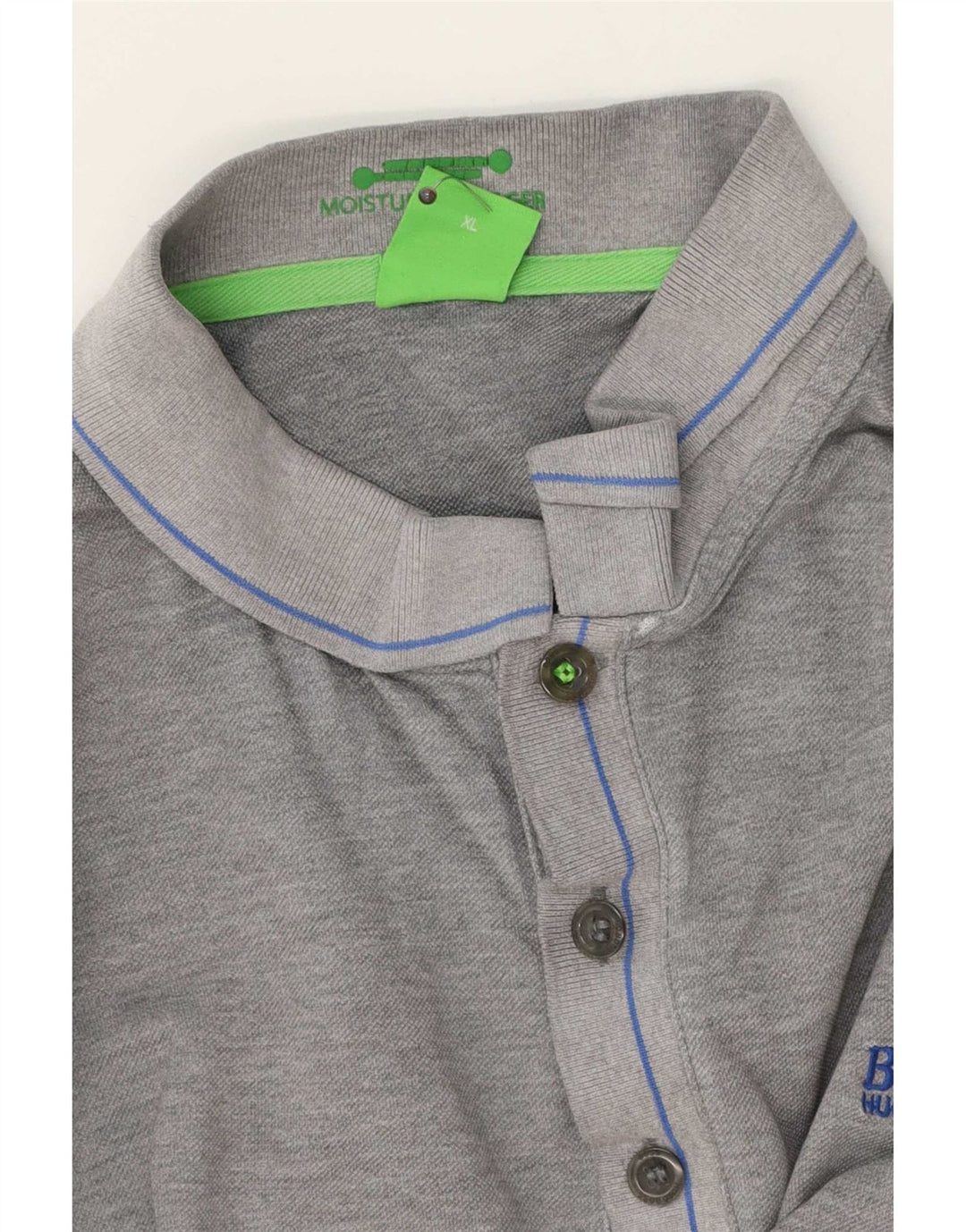 Hugo Boss Mens Slim Fit Polo Shirt XL Grey