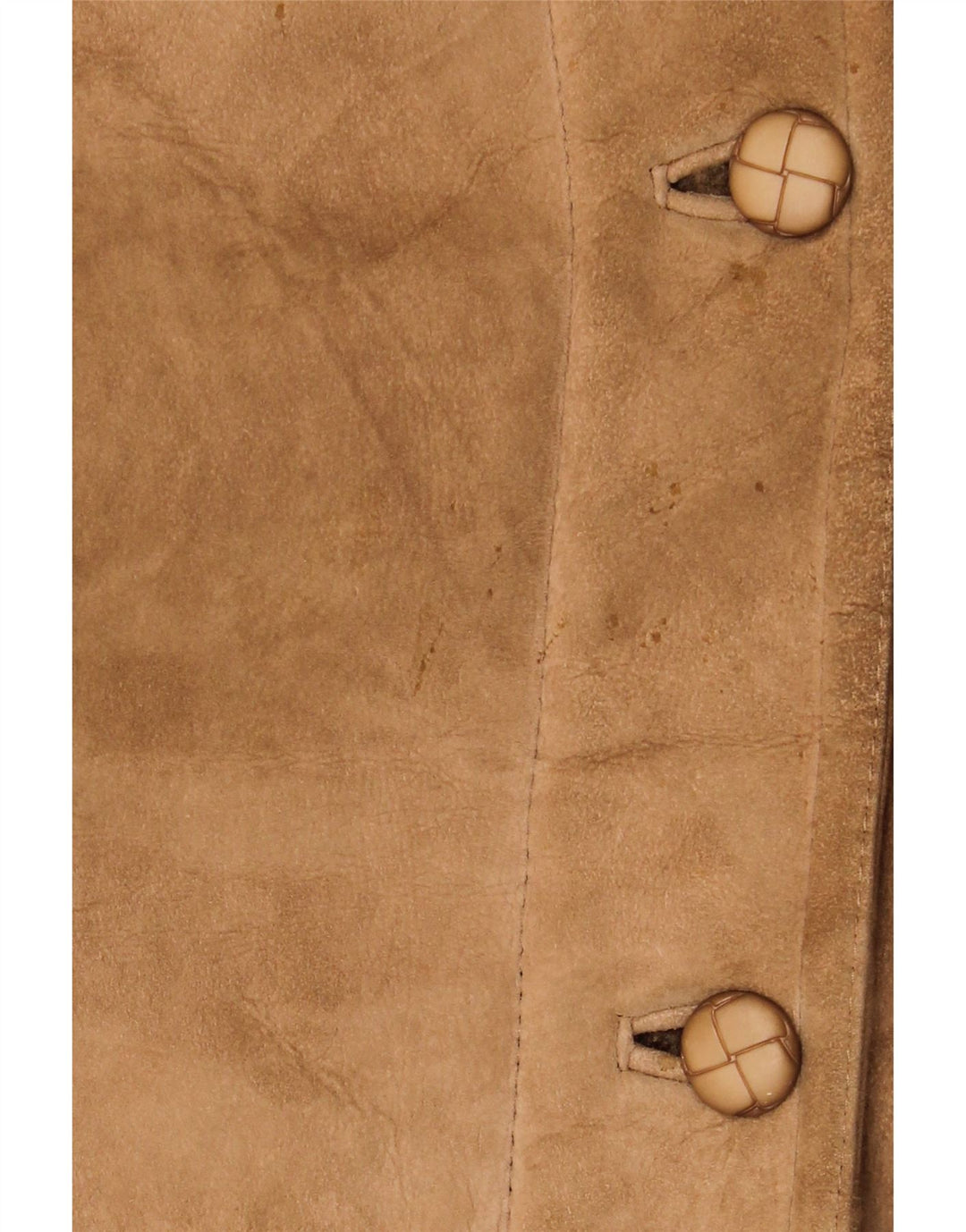Vintage Womens Shearling Coat UK 16 Large Beige