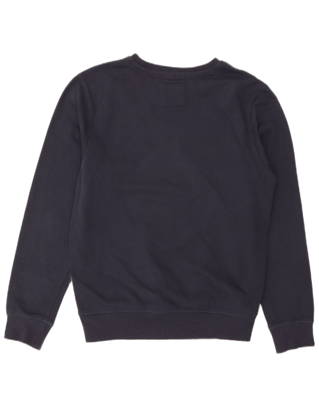 Datch Mens Graphic Sweatshirt Jumper Large Navy Blue Cotton