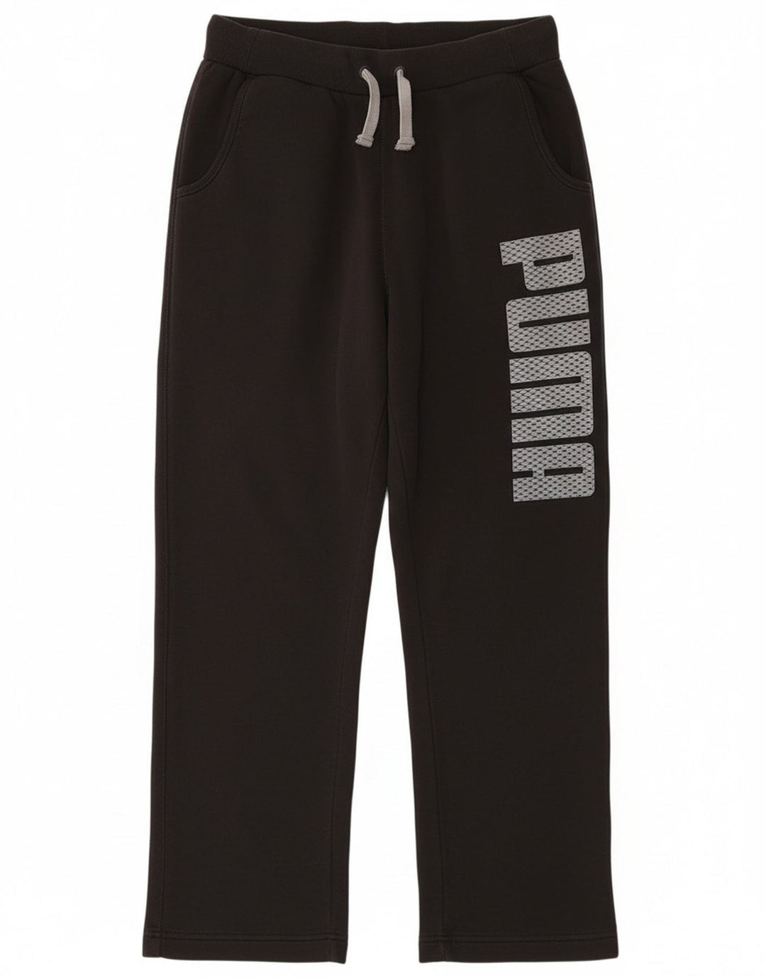 Puma Mens Graphic Tracksuit Trousers Medium Black Cotton